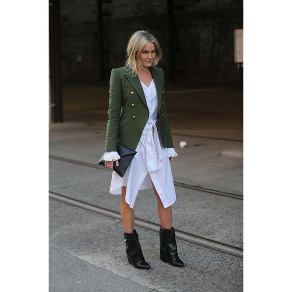 Camilla and Marc Caustic Blazer Olive Green - Picture 2 of 11